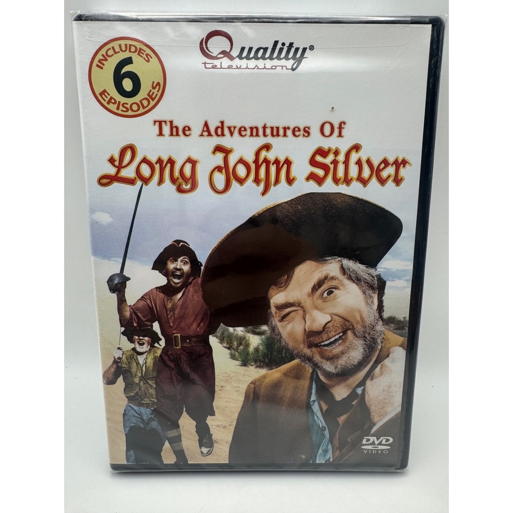 The Adventures of Long John Silver DVD 6 Episodes Robert Newton Pirate 2006 NEW